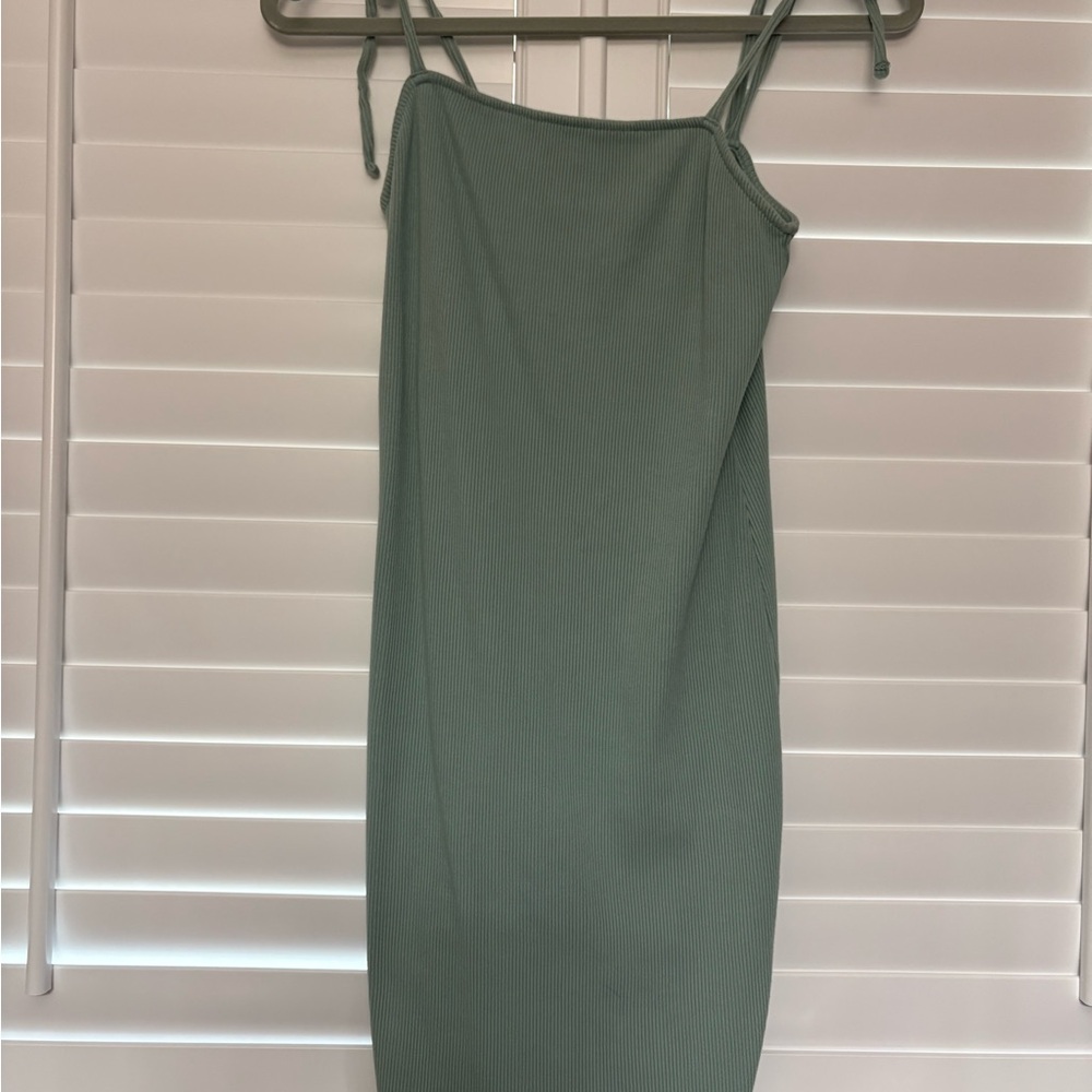 Wild Fable Sage Green Midi Dress